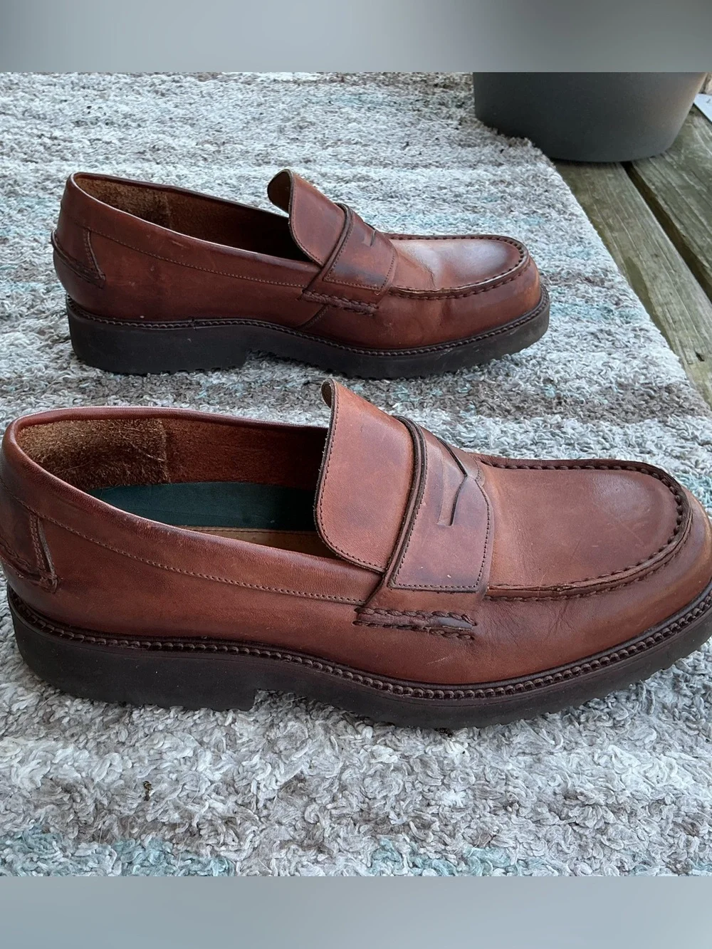G.H. Bass Weejuns Penny Loafers Men’s 11 Made in Brasil